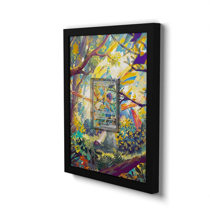 186 Hop's Zacian EX - Extended Artwork Framed Pokemon Card Display