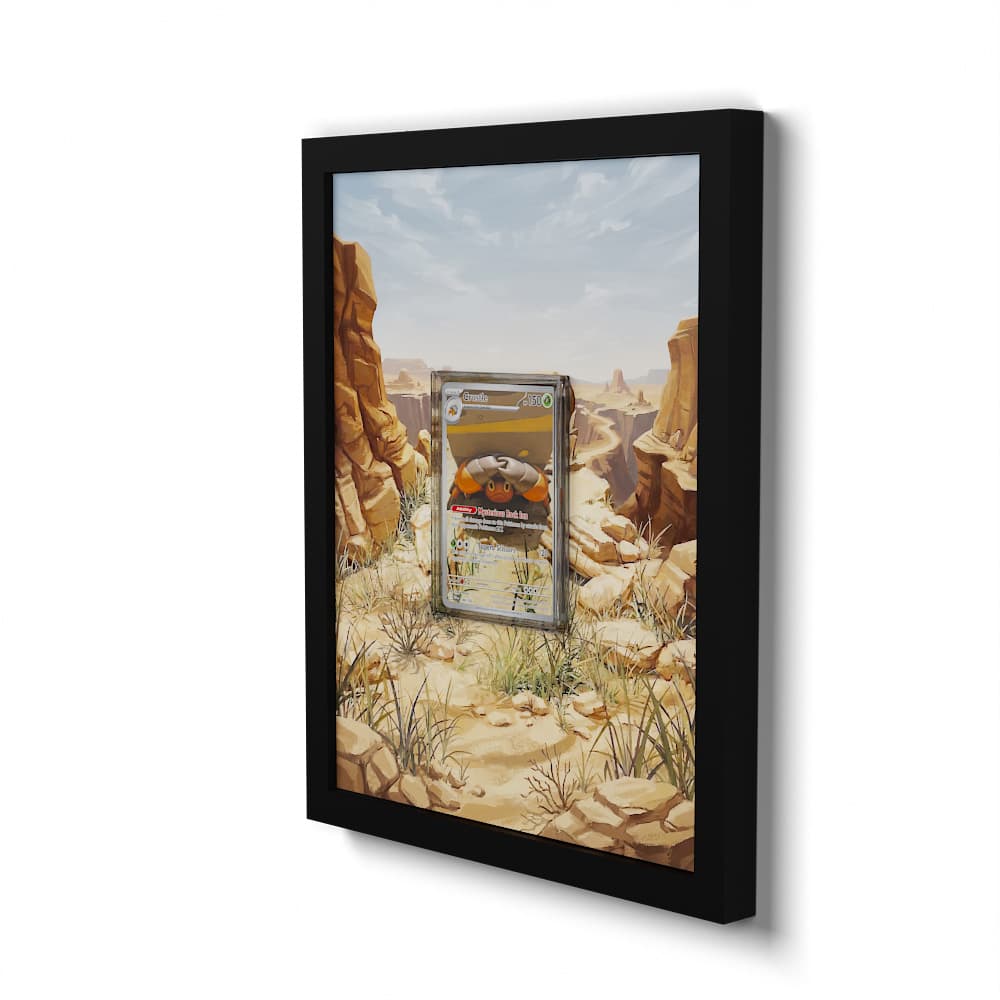 186 Crustle - Extended Artwork Framed Pokemon Card Display