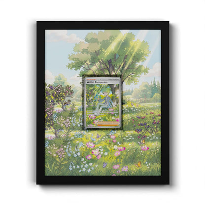 186 Wally's Compassion - Extended Artwork Framed Pokemon Card Display