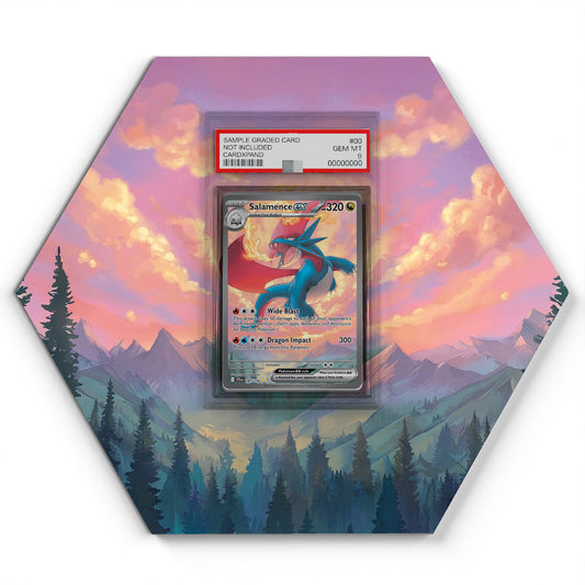187/159 Salamence EX - Extended Artwork Pokemon Card Display