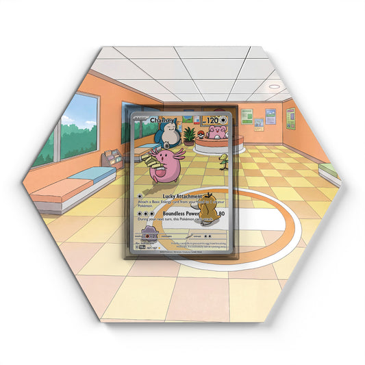 187/167 Chansey - Extended Artwork Pokemon Card Display