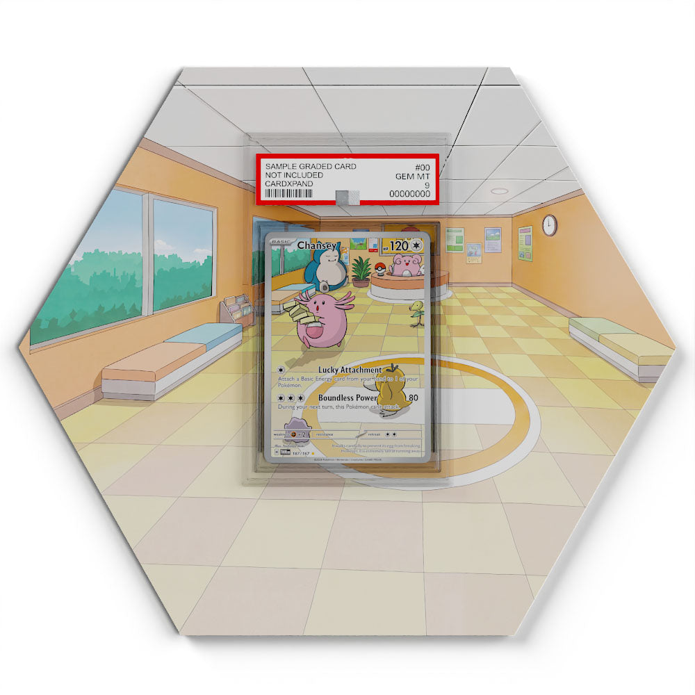 187/167 Chansey - Extended Artwork Pokemon Card Display