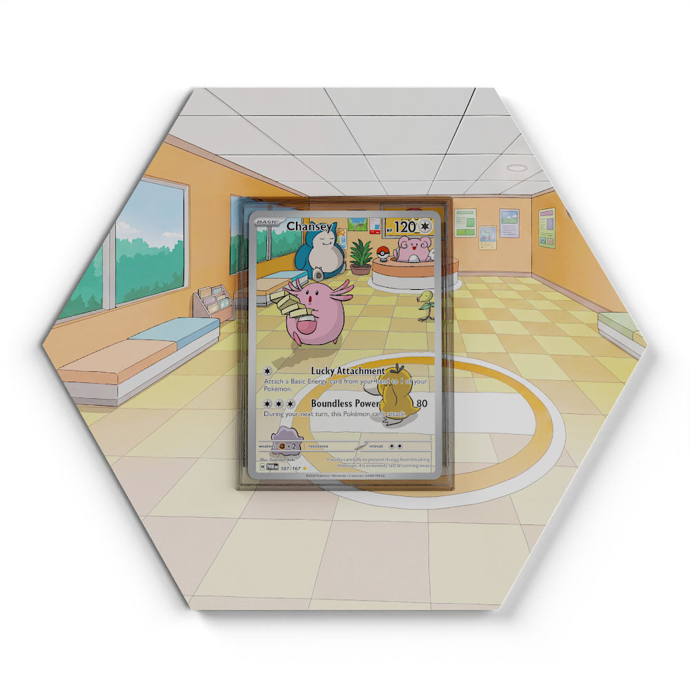 187/167 Chansey - Extended Artwork Pokemon Card Display