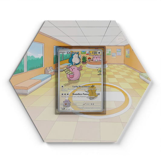 187/167 Chansey - Extended Artwork Pokemon Card Display