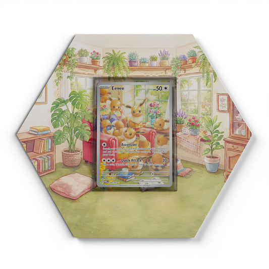 188/167 Eevee - Extended Artwork Pokemon Card Display