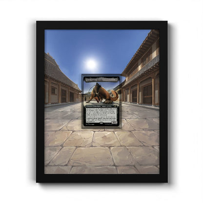 190 Nyla, Shirshu Sleuth - Extended Artwork Magic Card Frame