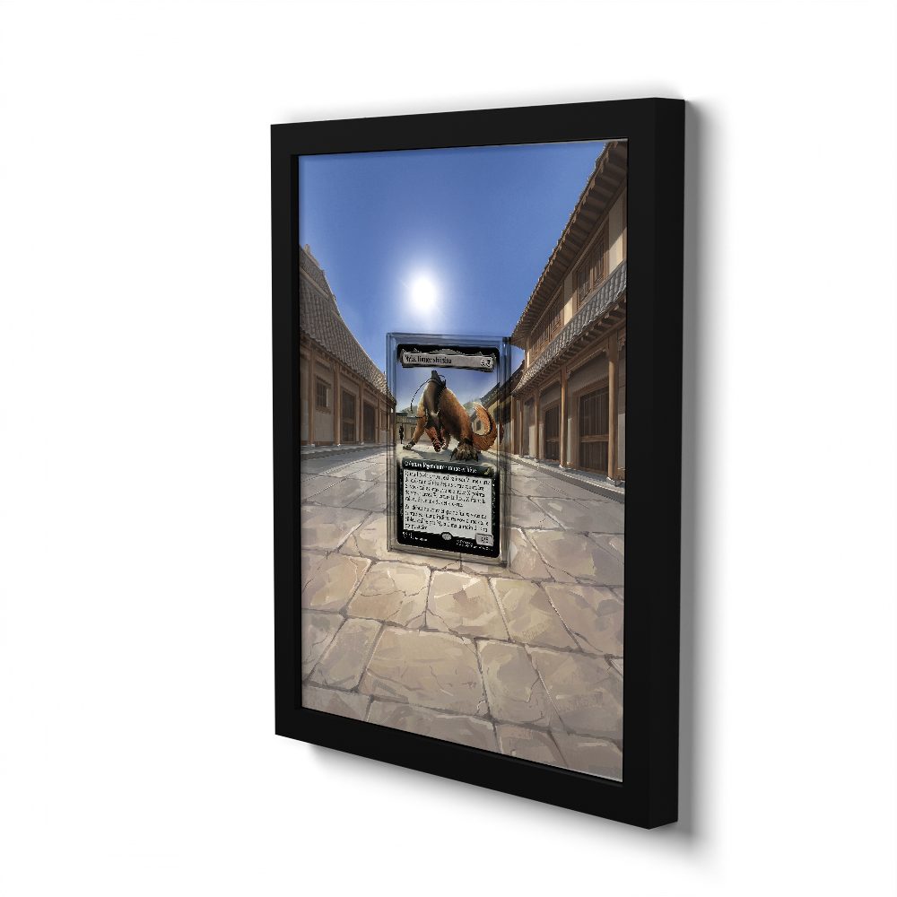 190 Nyla, Shirshu Sleuth - Extended Artwork Magic Card Frame