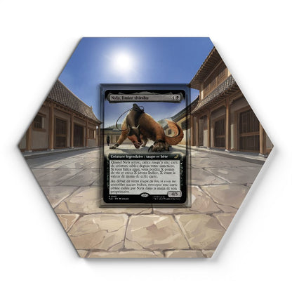 190 Nyla, Shirshu Sleuth - Extended Artwork Magic Card Display