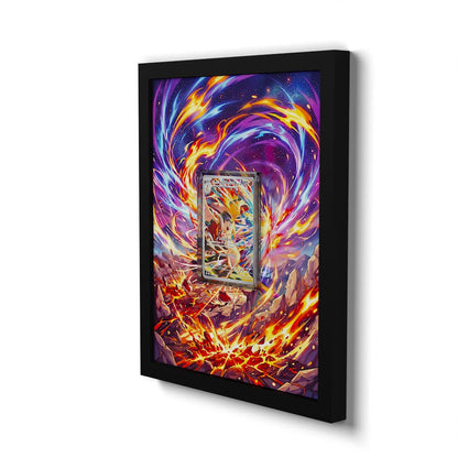 190/182 Ethan's Typhlosion - Extended Artwork Framed Pokemon Card Display