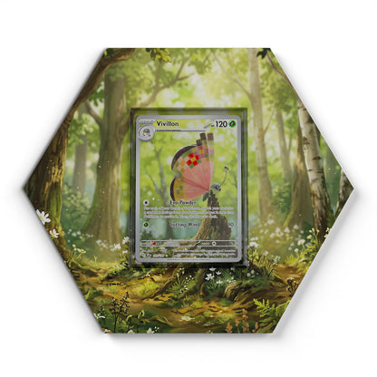 193/191 Vivillon - Extended Artwork Pokemon Card Display