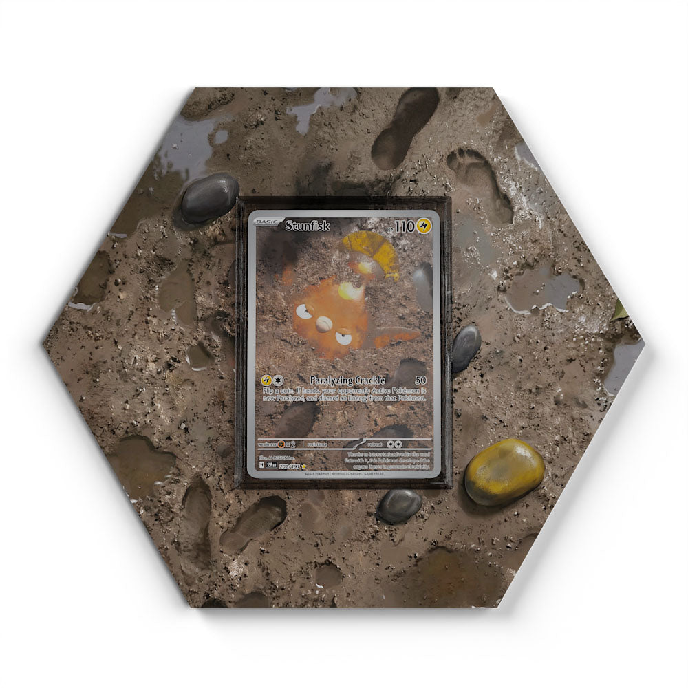 202/191 Stunfisk - Extended Artwork Pokemon Card Display