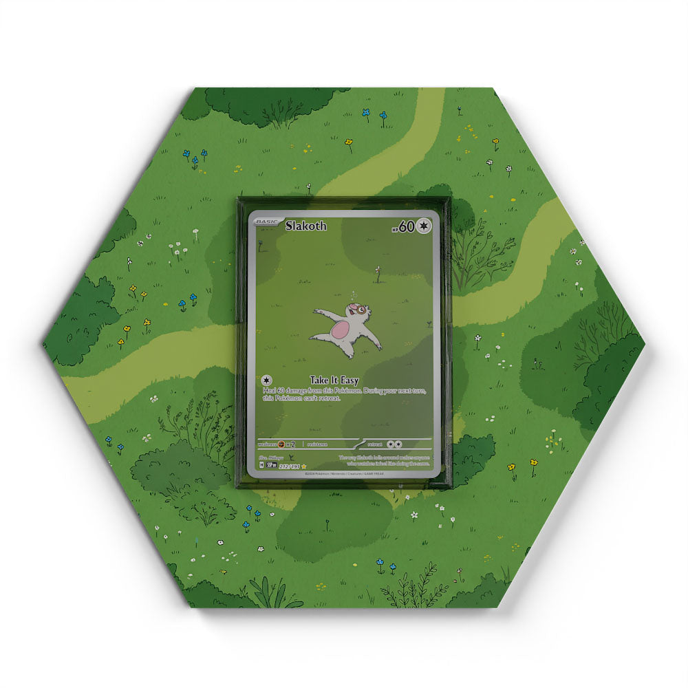 212/191 Slakoth - Extended Artwork Pokemon Card Display