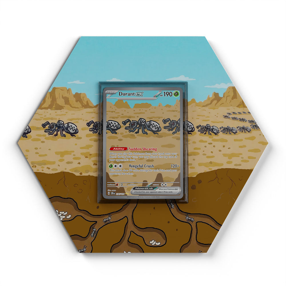 236/191 Durant EX - Extended Artwork Pokemon Card Display