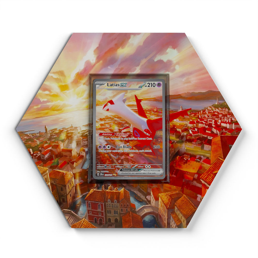 239/191 Latias EX - Extended Artwork Pokemon Card Display