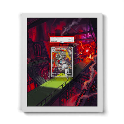 191/182 Team Rocket's Houndoom - Extended Artwork Framed Pokemon Card Display