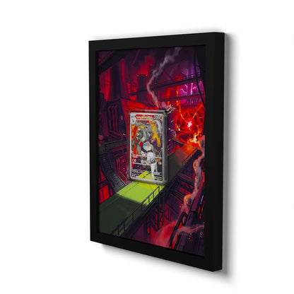 191/182 Team Rocket's Houndoom - Extended Artwork Framed Pokemon Card Display