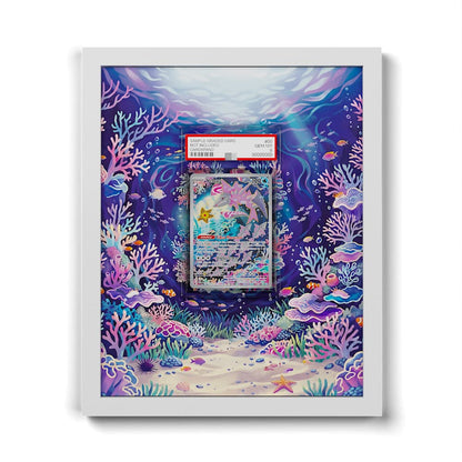 192/182 Veluza - Extended Artwork Framed Pokemon Card Display