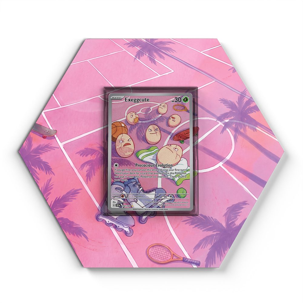 192/191 Exeggcute - Extended Artwork Pokemon Card Display