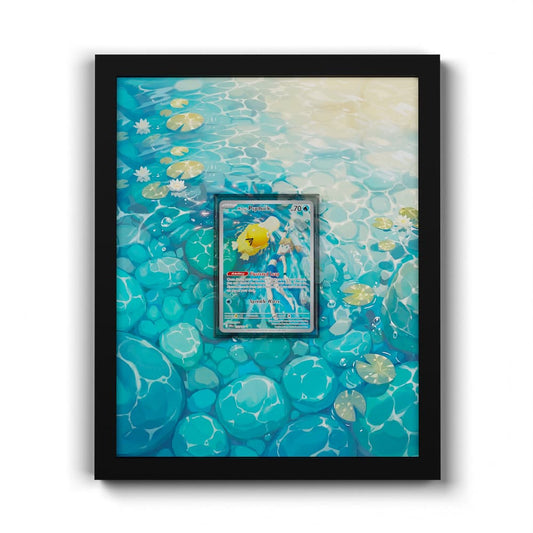 193 Misty's Psyduck - Extended Artwork Framed Pokemon Card Display