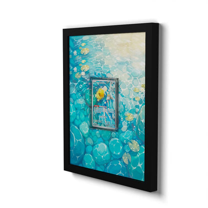 193 Misty's Psyduck - Extended Artwork Framed Pokemon Card Display