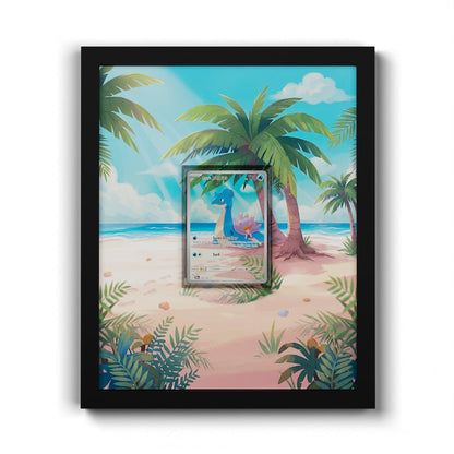 194 Misty's Lapras - Extended Artwork Framed Pokemon Card Display