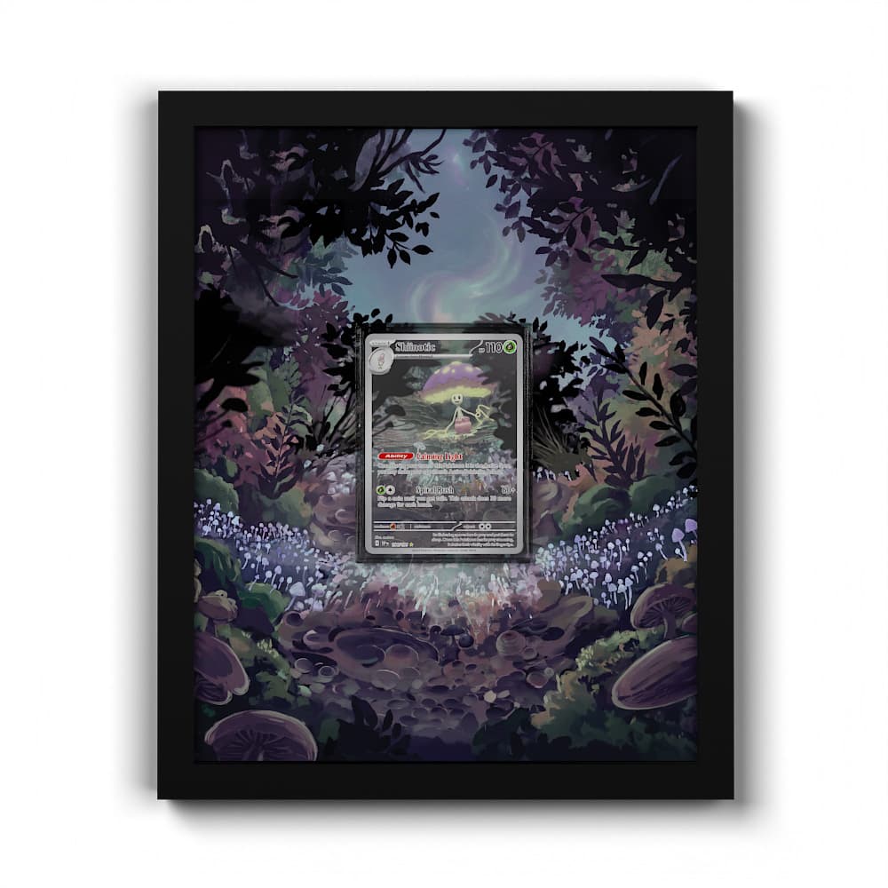 194 Shiinotic - Extended Artwork Framed Pokemon Card Display