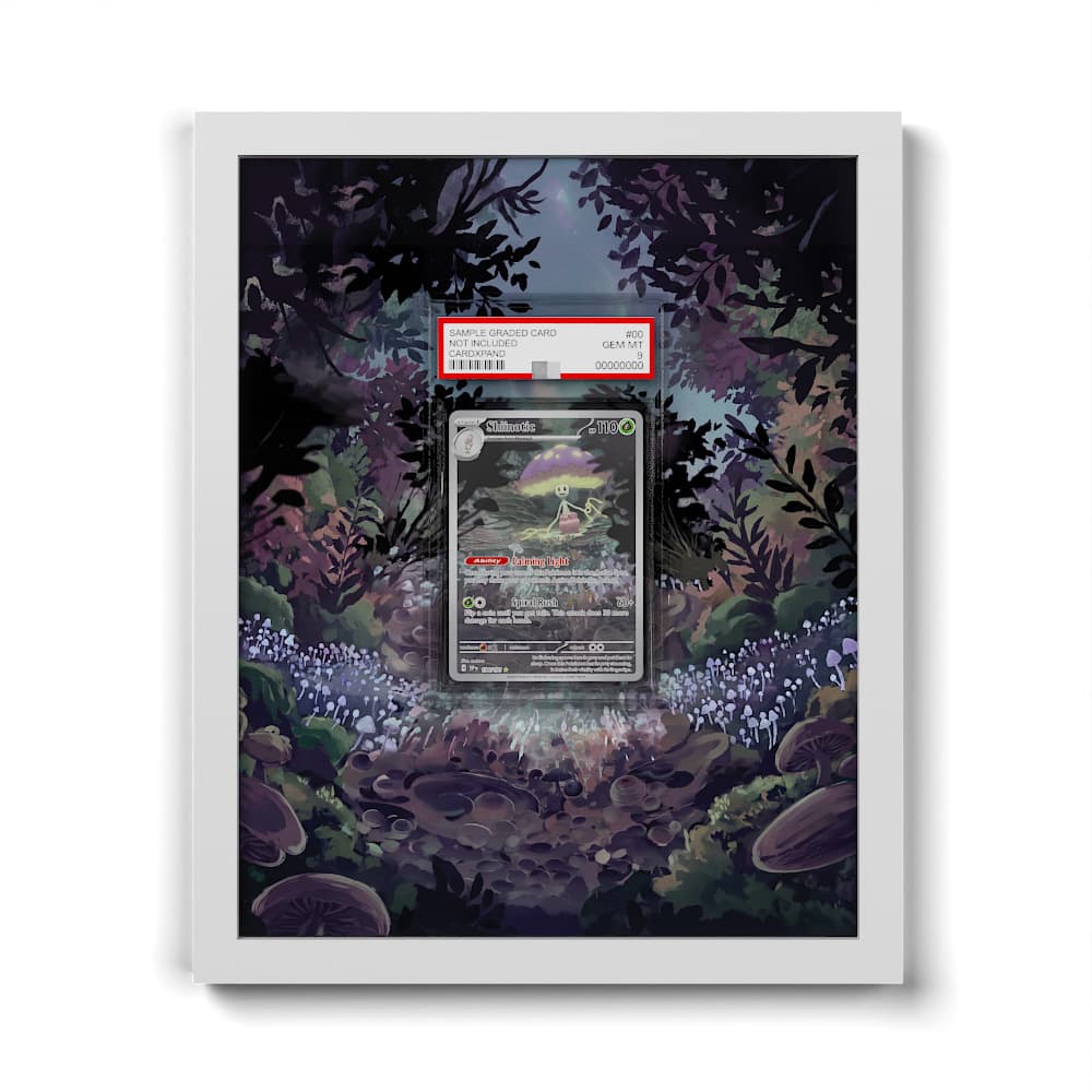 194 Shiinotic - Extended Artwork Framed Pokemon Card Display