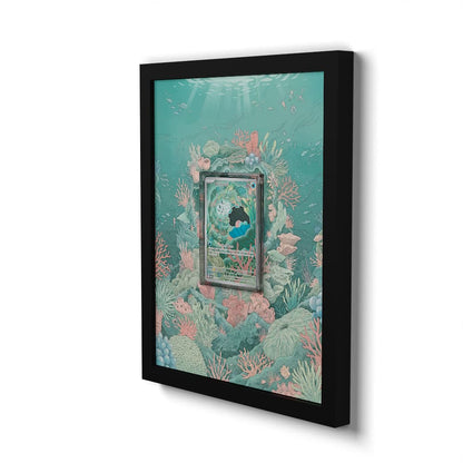 195 Clamperl - Extended Artwork Framed Pokemon Card Display