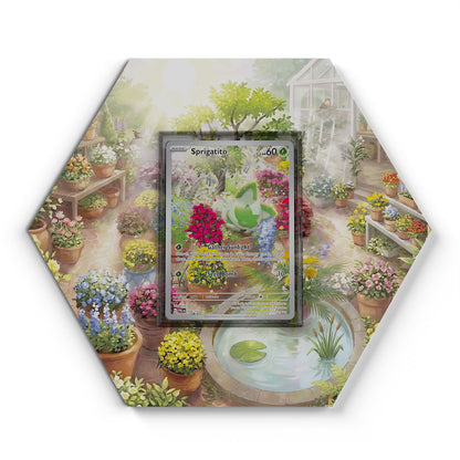 196/193 Sprigatito - Extended Artwork Pokemon Card Display