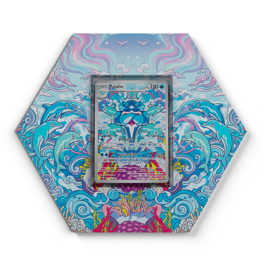 200/197 Palafin - Extended Artwork Pokemon Card Display