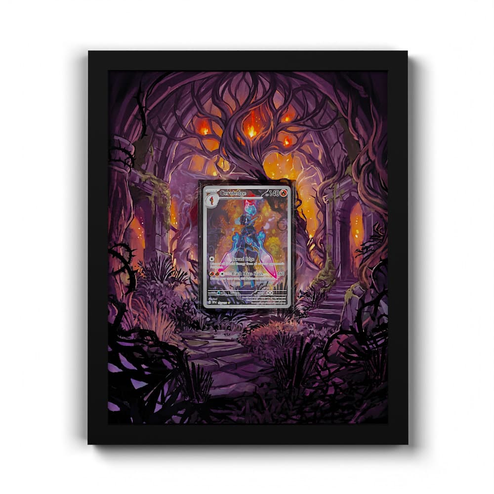 197 Ceruledge - Extended Artwork Framed Pokemon Card Display