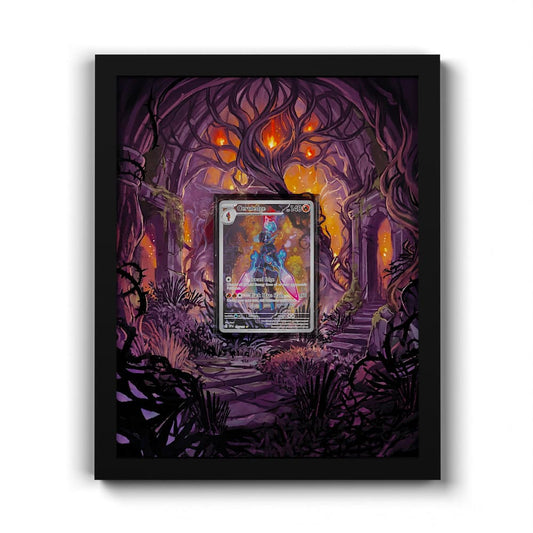 197 Ceruledge - Extended Artwork Framed Pokemon Card Display