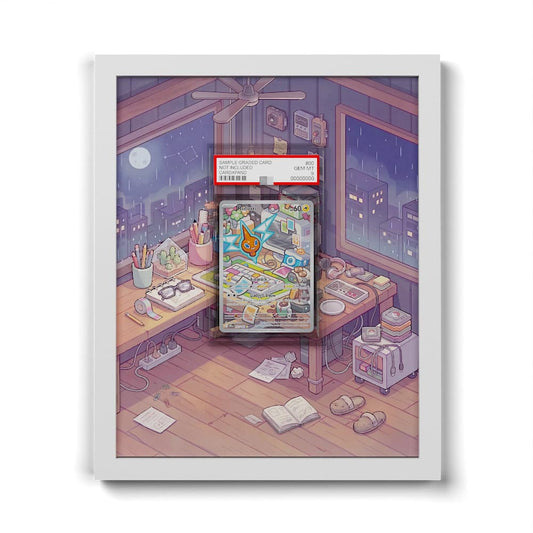 197/182 Rotom - Extended Artwork Framed Pokemon Card Display