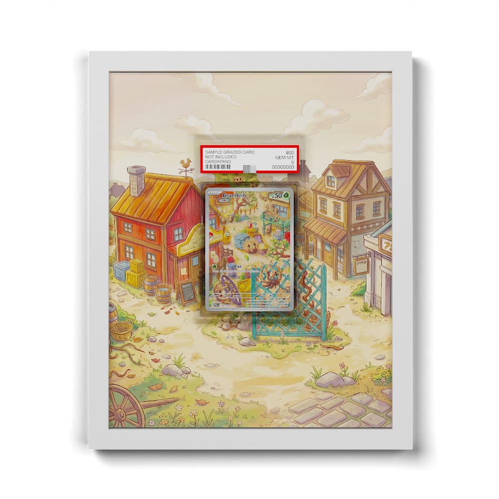 198 Bramblin - Extended Artwork Framed Pokemon Card Display