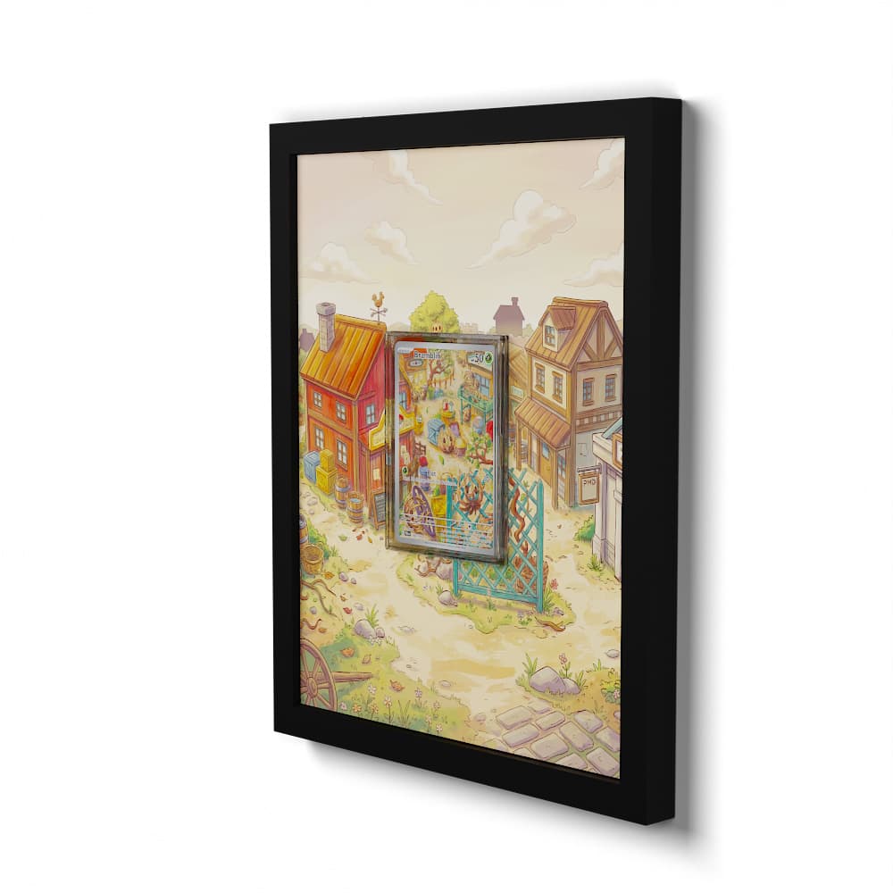 198 Bramblin - Extended Artwork Framed Pokemon Card Display