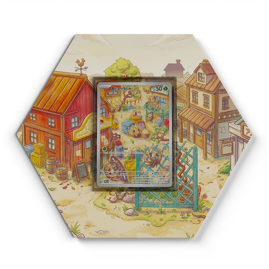 198/193 Bramblin - Extended Artwork Pokemon Card Display
