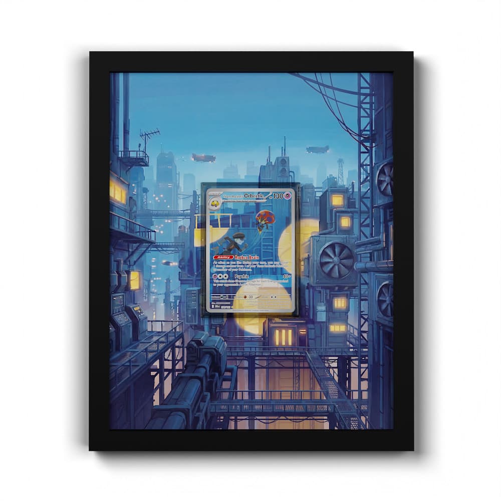 198 Team Rocket's Orbeetle - Extended Artwork Framed Pokemon Card Display