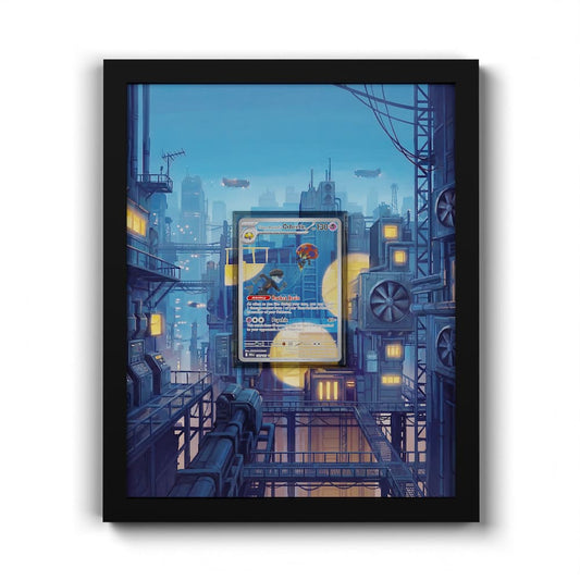 198 Team Rocket's Orbeetle - Extended Artwork Framed Pokemon Card Display