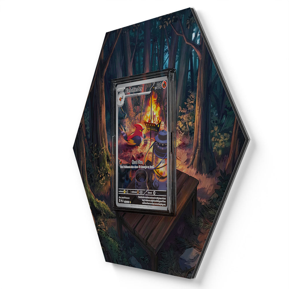 199/193 Fletchinder - Extended Artwork Pokemon Card Display