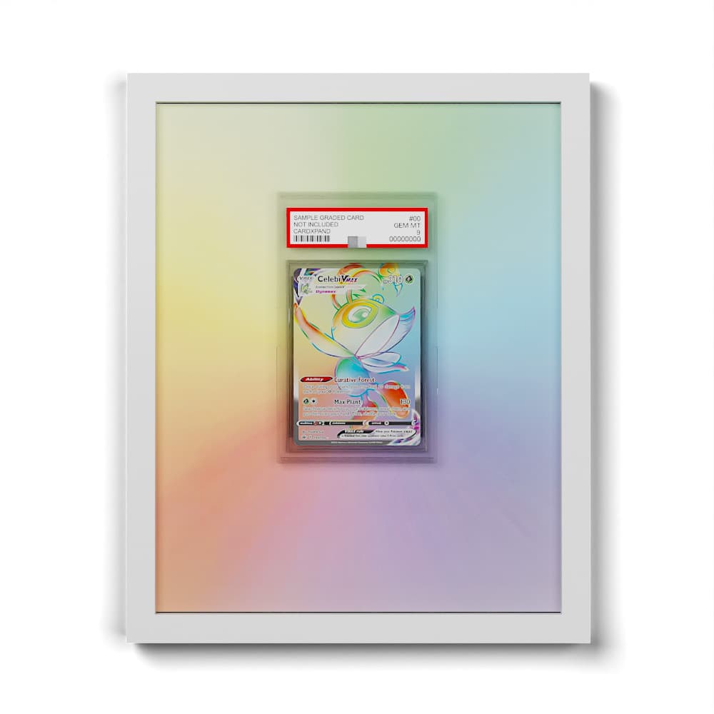 199/198 Celebi VMAX - Extended Artwork Framed Pokemon Card Display