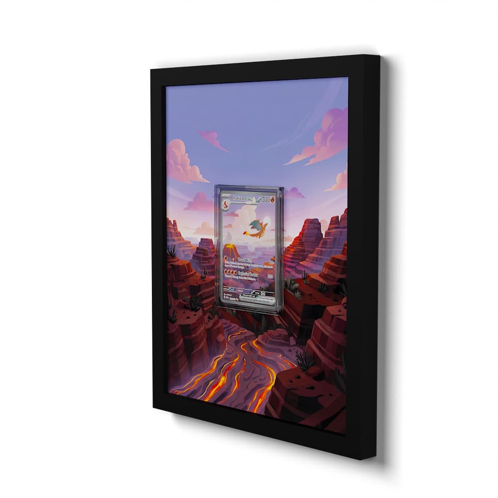 199 Charizard EX - Extended Artwork Framed Pokemon Card Display