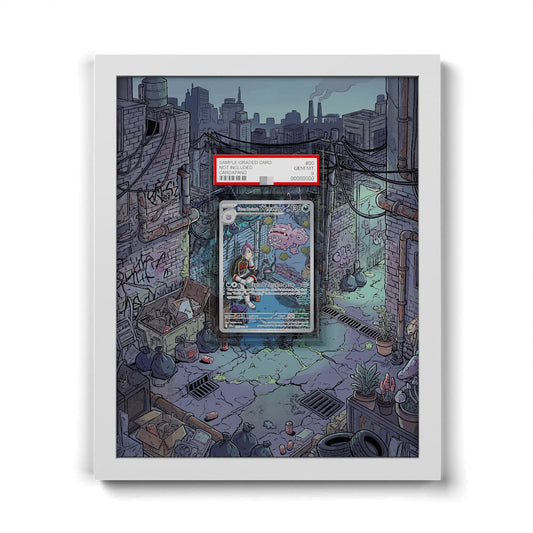 199 Team Rocket's Weezing - Extended Artwork Framed Pokemon Card Display