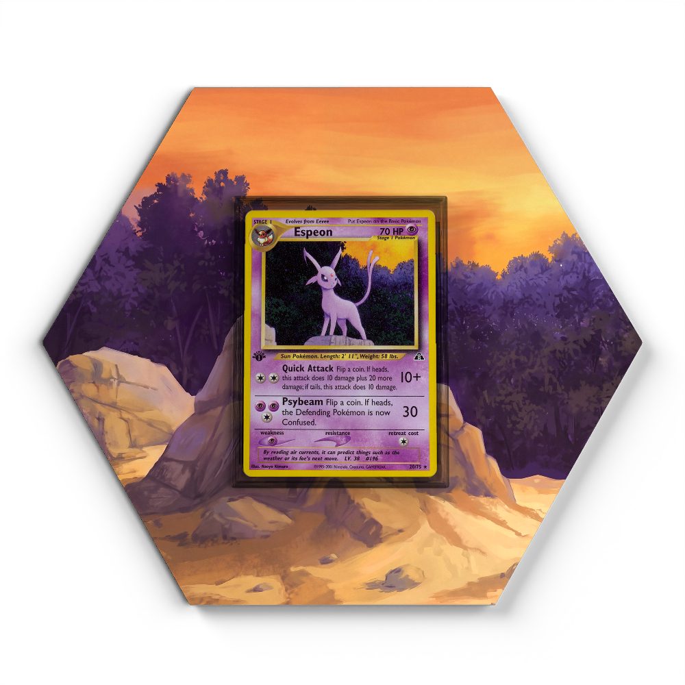20/75 Espeon - Extended Artwork Pokemon Card Display
