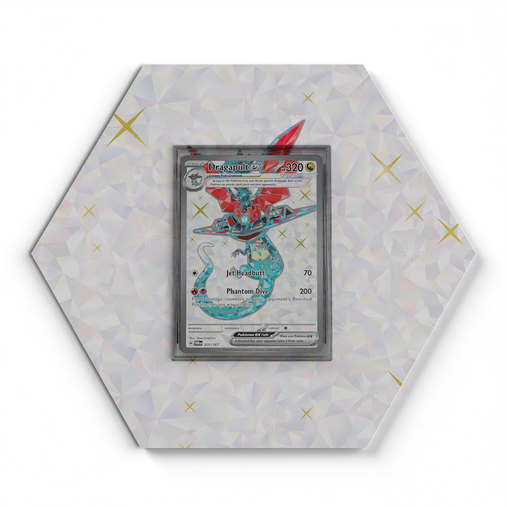 200/167 Dragapult ex - Extended Artwork Pokemon Card Display