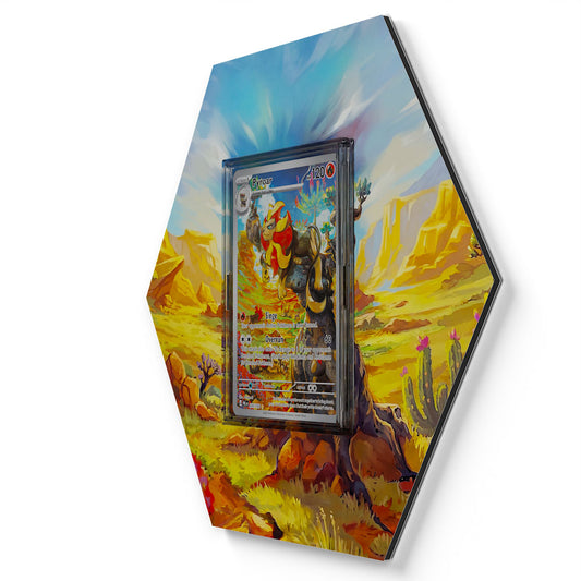 200/193 Pyroar - Extended Artwork Pokemon Card Display