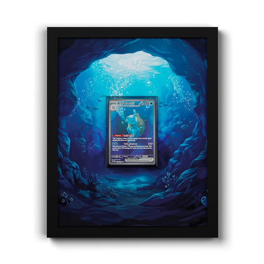 200 Blastoise EX - Extended Artwork Framed Pokemon Card Display