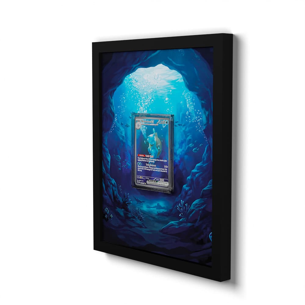 200 Blastoise EX - Extended Artwork Framed Pokemon Card Display