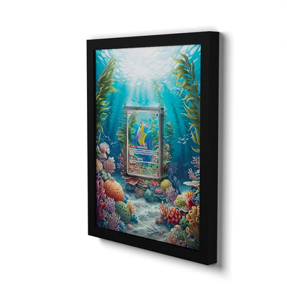200 Bruxish - Extended Artwork Framed Pokemon Card Display