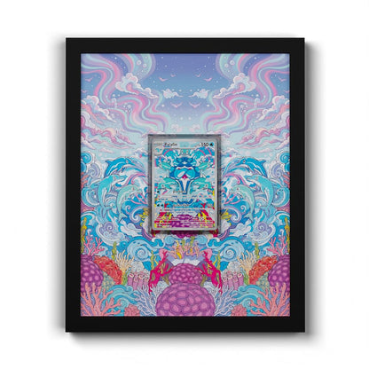 200 Palafin - Extended Artwork Framed Pokemon Card Display