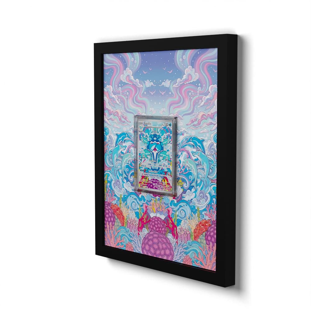 200 Palafin - Extended Artwork Framed Pokemon Card Display
